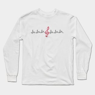 music is inside my heart Long Sleeve T-Shirt